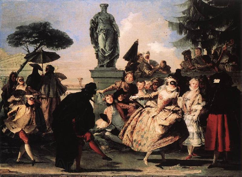 TIEPOLO, Giovanni Domenico Minuet t Germany oil painting art